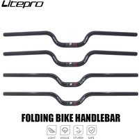 AliExpress NONE Litepro Folding Bicycle Portable Ultra Light Unisex Rise Handle Handle Heightening Cloth mm 3K Carbon