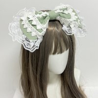 Big Bow Kawaii Hair Hoop Victorian Retro Lace Headband Sweet Anime Lolita Maid Tea Party Cosplay Headdress B2263