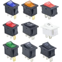 220V Switch On Off Light Cover Rocker Power Mechanical Electric Led Battery Mini Interruptor Micro Switche Swich Interuptor