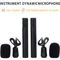 High-Quality Instrument Microphone E914, Condenser Instrument Microphone, Heart-Shaped Microphone, With Clip On Mounting Base
