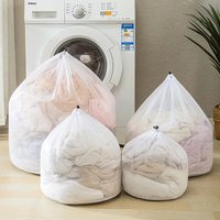 1/2/3/4/5pcs Washing Laundry Bag Mesh Organizer Net Dirty Bra Socks Underwear Shoe Storag Wash Machine Cover Clothes