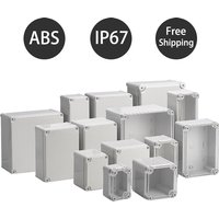 Transparent Waterproof Outdoor Enclosure Plastic Box Electronic Project Case Instrument Electrical Box IP68 Junction Box Housing