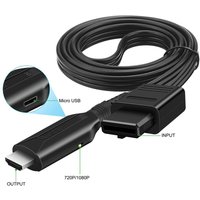 N64 To HDMI For GameCube SNES N64 To HDMI Converter Adapter cable For N64 GameCube Plug and Play Full Digital Cable Acceessories