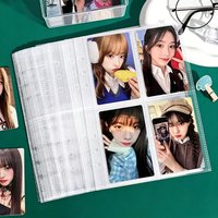 10/20 Sheets High Clear 6 Hole A4 A5 Double Sided Pocket Refill Pages Fit 3 5 7 Inch Polaroid Kpop Photocard Binder Album Sleeve