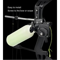 Archery Compound Bow Fishing Reel Rope Pot ABS Aluminum Alloy Bowfishing Reel 20m Fishing Line Bow Shooting Hunting Accessories