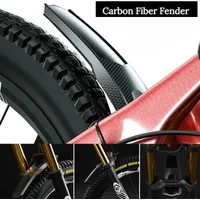 Bicycle Fenders Hard Shell Front/Rear Tire Wheel Fenders Carbon Fiber Mudguard MTB Mountain Bike Road Cycling Fix Gear