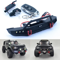 TRX4M Climbing Car Simulation Front Bumper with Electric Winch for 1/18 RC Crawler Car Traxxas TRX4-M for Defender for Bronco
