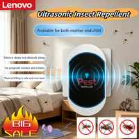 Lenovo Ultrasonic Electronic Insect Repellent And Mouse Repellent Household Insect Repellent Mini Mosquito Repellent Silent Safe