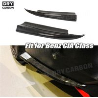 Gloss Rear Splitter CLA Class Carbon Fiber Rear Diffuser Lip Apron For Mercedes Benz W117 C117 CLA45 AMG 2013 - 2019 Trims