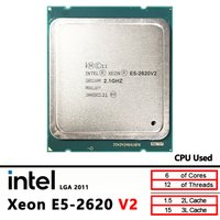 Intel Xeon 2620V2 E5 2620 V2 Used 6-Core 2.1GHz 80W CPU Processor LGA 2011