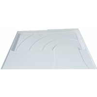 Good Quality White RV Shower Tray Anti-slippery Caravan Bath Floor Acrylic Motorhome Bathroom Floor for Camper