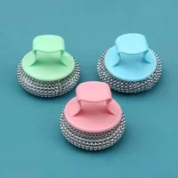 3PCS Cleaning Ball Brush Detachable Stainless Steel Cleaning Brush Non-stick Pots and Pans Brush Kitchen Cleaning Tools