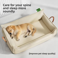 Large Waterproof Four Seasons Dog Bed - Scratch Resistant Bite Proof Pet Sleeping Pad Removable Washable Comfort Nest Cushion