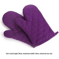 One Piece Microwave Gloves BBQ Gloves Anti-Scalding Oven Baking Mitts Heat Resistant Kitchen Baking Cooking Tool