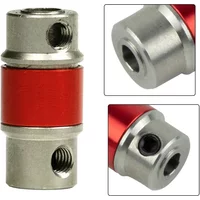 Elastic Coupling Joint 3.17 4mm 5mm To 4mm Coupler for RC Boat MONO Yacht Marine Stainless Steel Remote Control Toys Parts