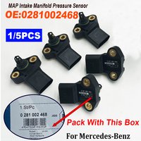 1/5PCS 0281002468 A0041537028 0281006481 MAP Manifold Air Pressure Sensor For MERCEDESS-BENZ ACTROS MP2 ATEGO VARIO