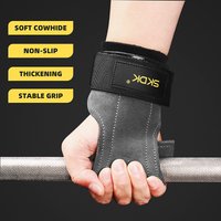 SKDK – protège-paume pour poignées de gymnastique, en cuir de vache, protection de la paume, gants d'entraînement et de musculation, équipement de Fitness