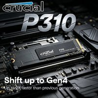 Crucial P310 M.2 2280 PCIe Gen4 NVMe SSD 1TB 2TB,3D NAND Up to 7100MB/s Internal Storage Drive for Laptop Desktop PC,OEM Pack