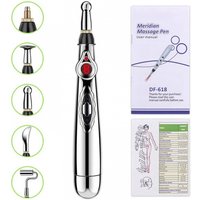 5 In 1 Multi Function Massage Acupuncture Pen Electronic Relief Pain Point Pen Laser Meridian Energy Pulse Massage Pen Massager