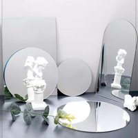 Acrylic Mirror Photography Backdrops Gold Silver Reflection Photo Studio Background Props Outdoor Cosmetics Manicure Decoration