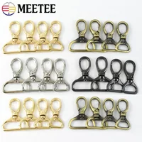 2/4/10Pcs 15-32mm Metal Carabiner Snap Hook Trigger Lobster Clasp Clip Swivel Spring Buckle Lanyard Keychain Accessories for Bag