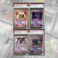 DIY Proxy PTCG Graded Collection Card 1999 Japanese Gym 2 #94 Sabrina's Gengar Holo GEM MT 10 Card Holographic Label Child Gift