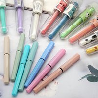 Platinum 6-corner anti-roll fountain pen study and practice 20 colors Japanese writing stationery
