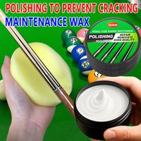 IFUBO 50G Wood Surface Polish Wax Club Shine Restorer for Pool Cue Billiard Golf Clubs Long-Lasting Luster Repair Easy to Use