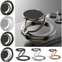 2025 Double-Sided For MagSafe Phone Holder for iPhone 17/15/16 Foldable 360° Rotating Stand Strong Magnet & Finger Grip Suppor