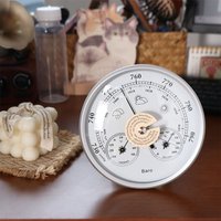 3 in 1 Barometer Thermometer Hygrometer Large Display Waterproof Indoor Climate Monitor Accurate No Battery
