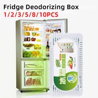 Refrigerator Deodorizer Box Natural Activated Carbon Deodorizer Dehumidifier Suitable For Refrigerator Refrigerator Wardrobe