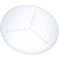Round Center Finder Compass Clear Acrylic Lathe Centering Tool Circle Gauge for Drawing Circles Wood Turning Lathe Work Tool