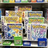 Multilingual Version Pokemon Series Crystal Gold Blue Green Red Silver Yellow Battery Save Boxed Game Cartridge for GBC