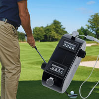 New Portable Bidirectional Counter Hand Lightweight Two-way Clickers Black Counter for Golf Score Keeper