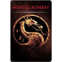 Mortal Kombat Movie Metal Poster Tin Sign 20x30cm -aluminum