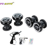 For Mercedes Benz GLK X204 2013-2017 LED Front Dashboard AC Air Condition Vent Outlet Turbo Interior Modified Car Accessories