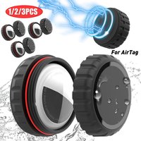 1-3PCS Protective Case for AirTag Waterproof Cover Holder with Adhesive Sticker For AirTag Cover for Bike Wallet Suitcase