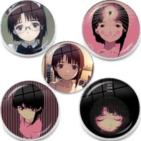 Anime Serial Experiments Lain Button Pin Jewelry Cartoon Brooch Badge Handmade Anime Badges on Backpack Accessories Gift
