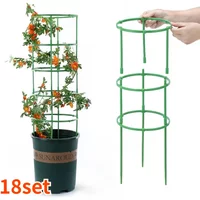 Plant Support Pile Garden Semicircle Flower Stand Cage Plant Grow Fix Rod Vine Climbing Bracket Stake Holder Bonsai Tool
