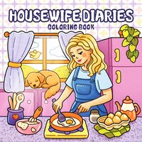HOUSEWIFE DIARIES Bold-easy Patterns Coloring Book for Adults Cute Drawing Book Perfect Gift for Party and Birthday
