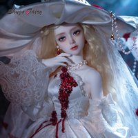ShugaFairy Ariana BJD Doll 1/4 Fullset Handmade Wedding Themed Style Perfect Gift for Collectors F Articulated Ball Jointed Doll