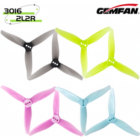 2Pairs/4pcs Gemfan 3016 Propeller 1.5m 2mm hole 3 inch 3-Blade CW CCW FPV Propeller Mini Props For 3inch RC FPV Racing Drone