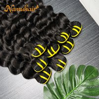 Namu 15A Loose Deep Wave Bundles 100% Human Hair Unprocessed Vietnamese Virgin Hair Wavy 1/3/4 Bundles Extensions Natural Color
