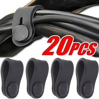 20/1Pcs Motorcycle Rubber Frame Securing Cable Wiring Harness Power Cord Tie Clutch Line Brake Ties Elastic Fix Accessories