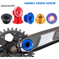 MTB Crankset Cover Screw M18/M19/M20 Aluminum Alloy Bicycle Bottom Bracket CNC Crankset Screws Crank Arm Fixing Bolt Crank Bolt