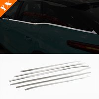 Stainless Garnish For Citroen C5X Accessories 2021-2023 Car Window Trim Protector Plate Anti Hit/Dust Decor Sticker Cover