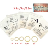 100Pcs / Bag Dental Elastics Rubber Bands Orthodontic Latex Braces Non-toxic Materials 3.5OZ/5OZ/6.5OZ