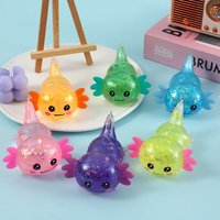 Axolotl Squishy Toy Cute Slow Rising Fidget Toy Soft Squeeze Sensory Toy for Adults Stress Relief Toys for Anxiety and Focus