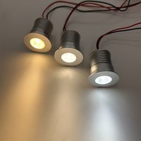 3W Led 30MM Recessed Cabinet Light Mini Spot led Downlight DC12V 24V Jewelry Show Spotlights Bulb Room Ceiling Down Lighting
