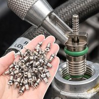 10/20Pcs Car Air Conditioning Cores Needles Repair Kit AC R134a Valve Core Automotive Heat Resistant Vehicle Car Accessories
